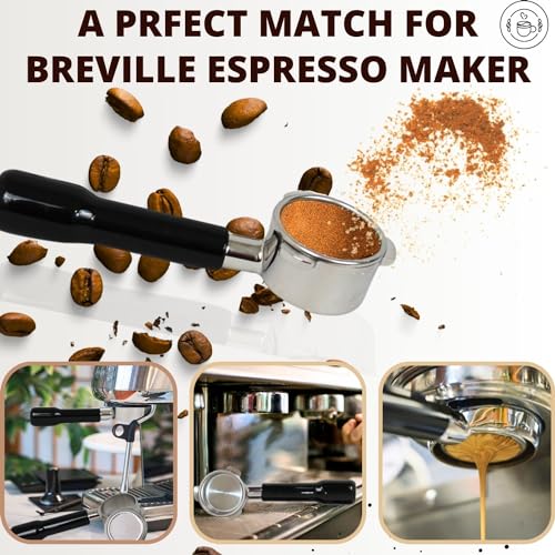 54mm Bottomless Stainless Steel Portafilter with Filter Basket E74123