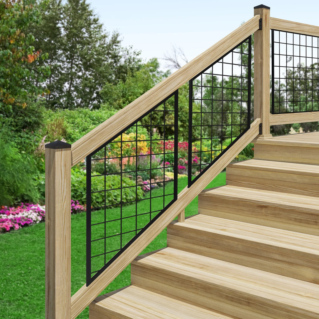 Black Hog Wire Stair Railing Kit M25941