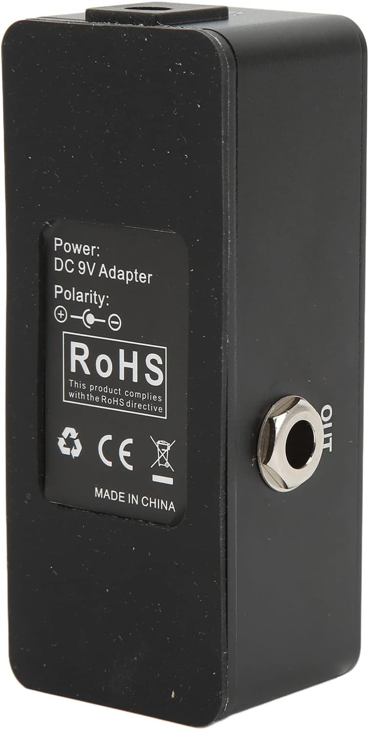 Black Mini Phaser Pedal for Electric Guitar A50011