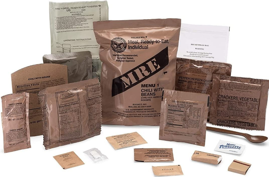 4-Pack MREs (Meals Ready-to-Eat) I8128