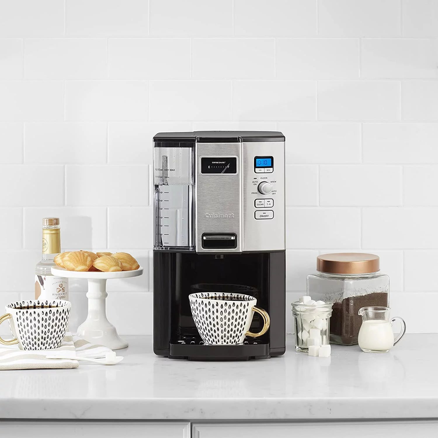 12 Cup Programmable Black Coffeemaker H622