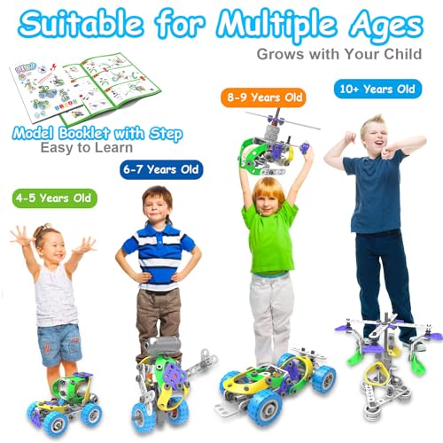 10 in 1 STEM Building Toys for Kids Ages 4-8 U457524