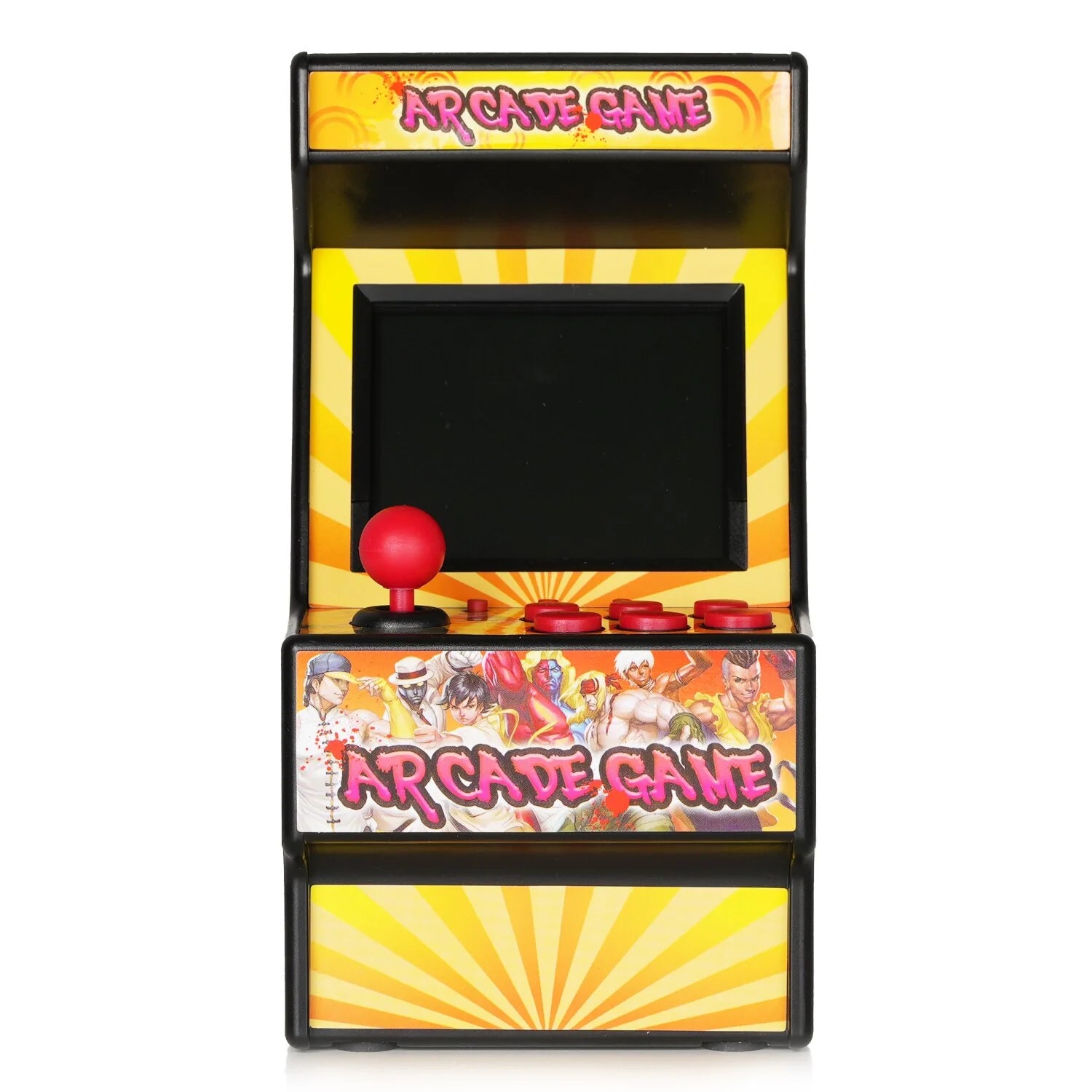 Retro Mini Arcade Machine Handheld Game Console with 156 Classic Video Games 2.8 Inch Color Display Orange A41669