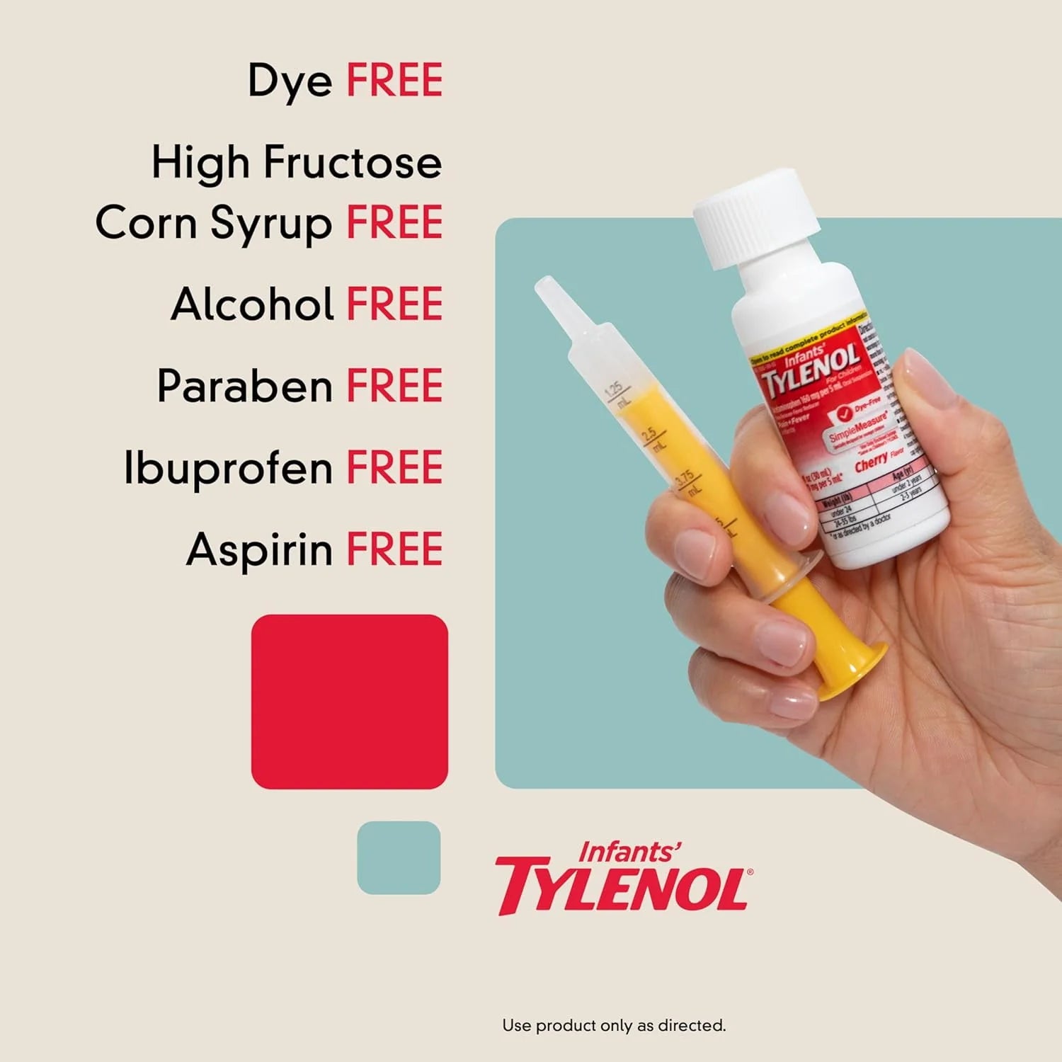 Dye-Free Acetaminophen Medicine, 2 fl. oz F258503