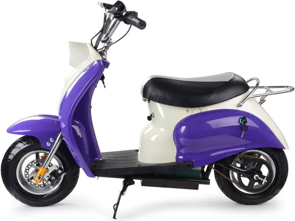 24v Electric Moped Purple J358