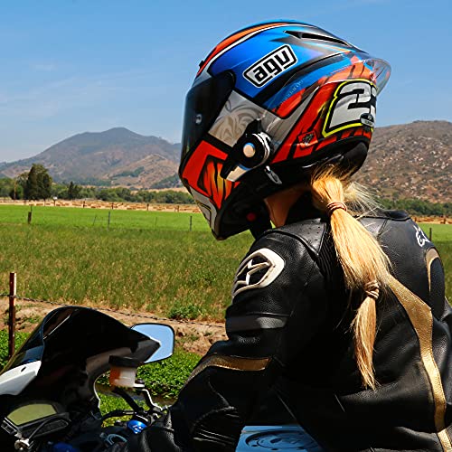 Black Motorcycle Bluetooth Headset with HD Speakers S43417