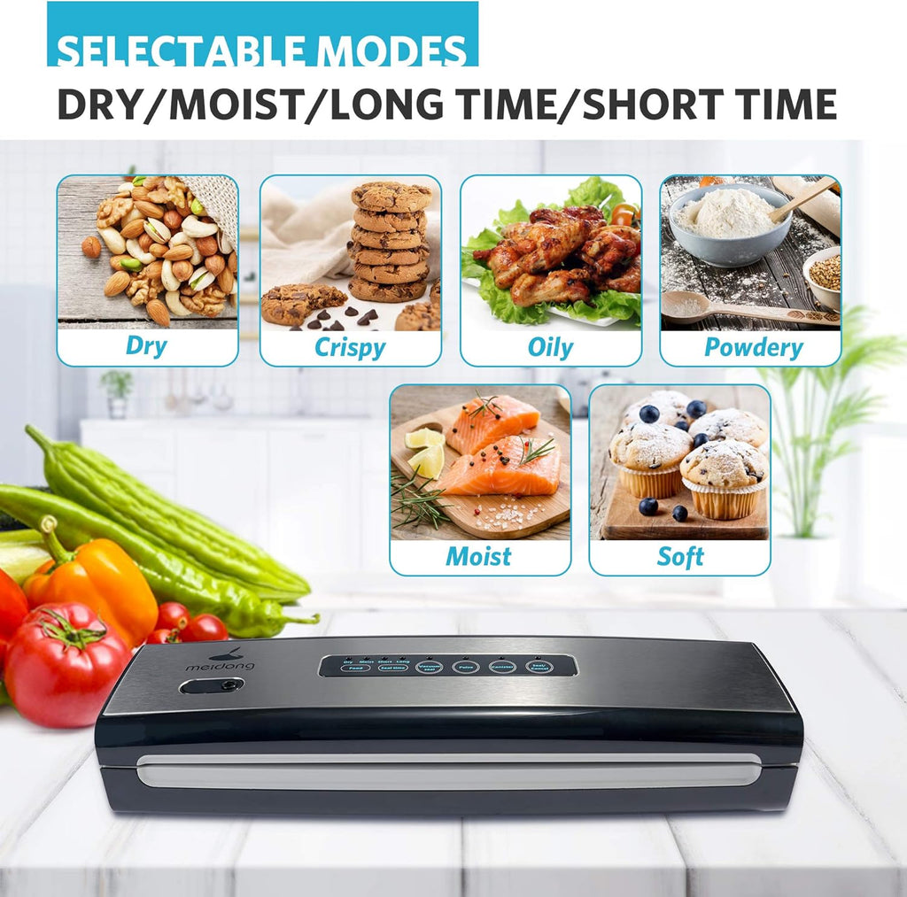 Compact Vacuum Sealer Machine with Starter Kit F4176