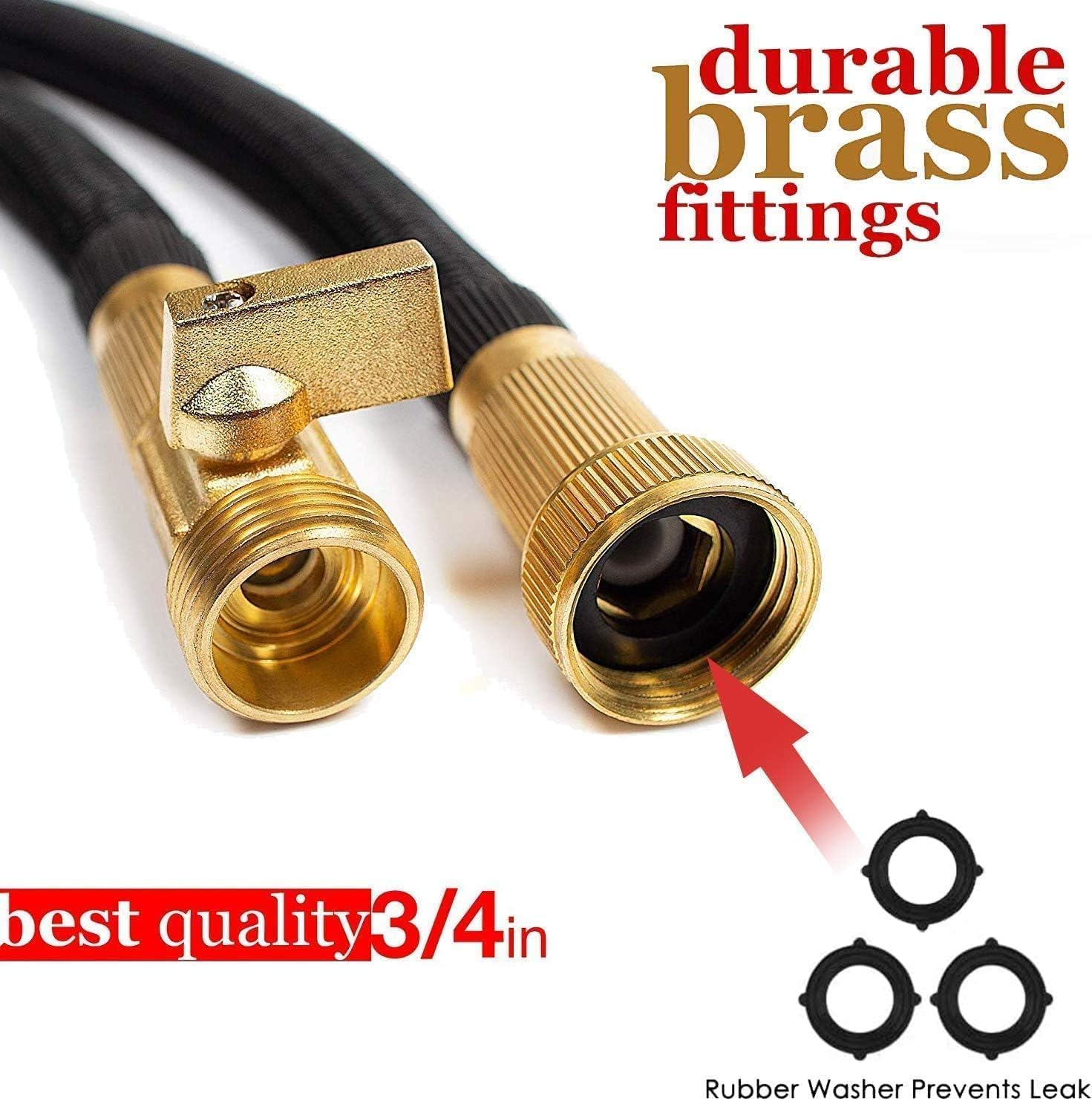 100FT Expandable Garden Hose with 10 Function Spray Nozzle S61460