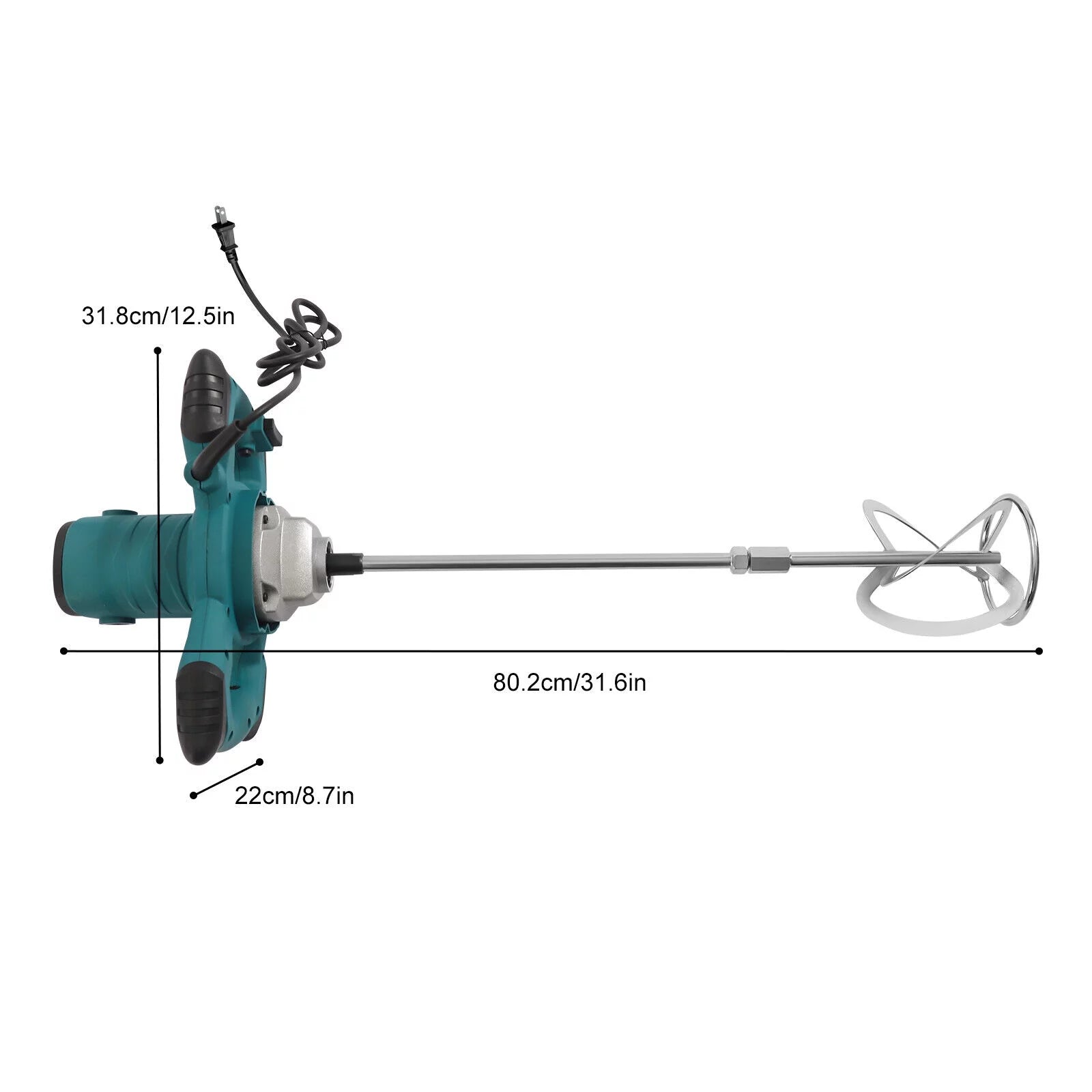 2100W Electric Cement Mixer G883