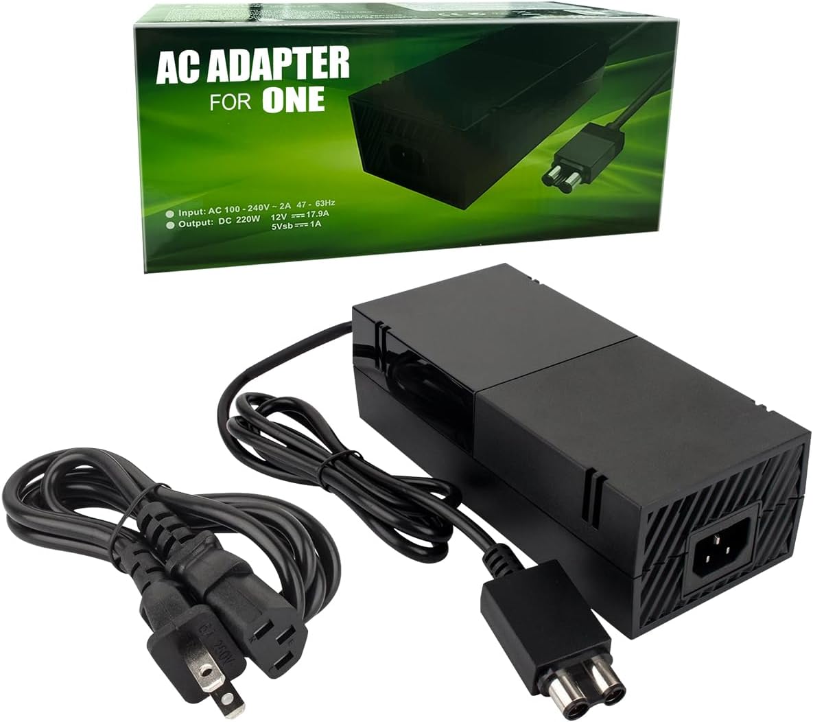Black Power Supply AC Adapter for Xbox One Console J2981