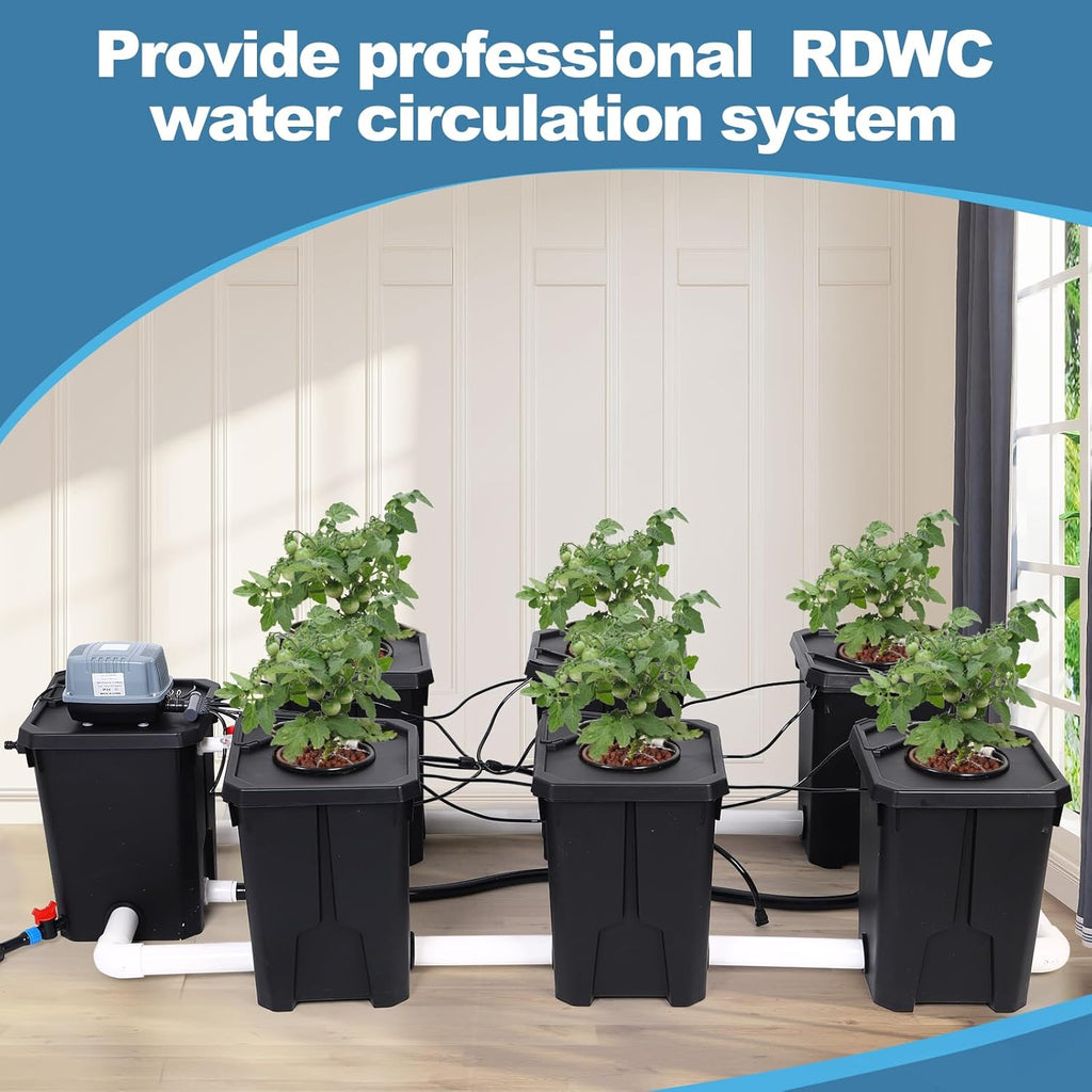 7-Gallon Recirculating Deep Water Culture Hydroponic System H70973