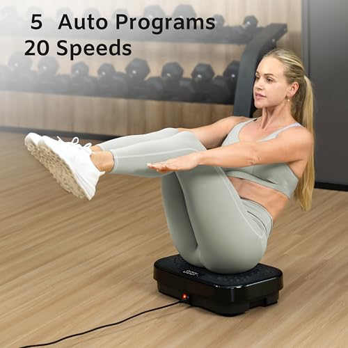 Vibration Plate Exercise Machine, 330 Lbs Capacity H85053