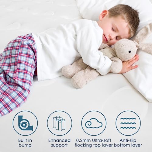 Queen Air Mattress with Built in Pump, 18" Elevated Inflatable Blow Up Mattress E603