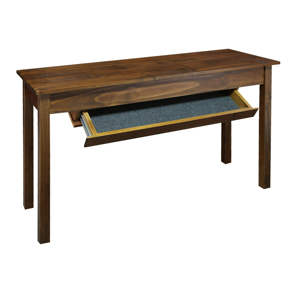 Warm Brown Console Table with Concealed Drawer Q496264