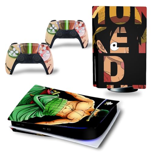 Anime One Piece Straw Hat Pirates Matte Finish Vinyl Wrap Sticker Full Decal Skin Set C8388