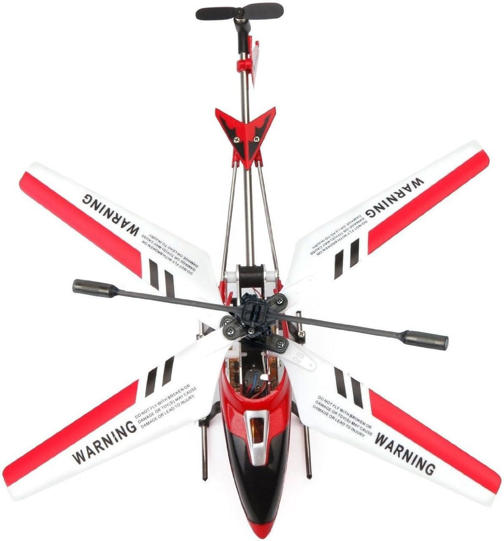 Red R/C Helicopter with Gyro S635