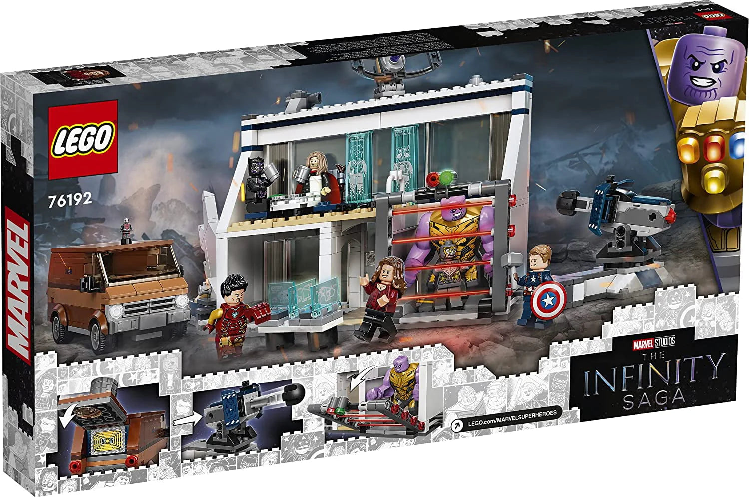 LEGO Marvel Avengers: Endgame Final Battle 76192 Building Kit; 527 Pieces A136
