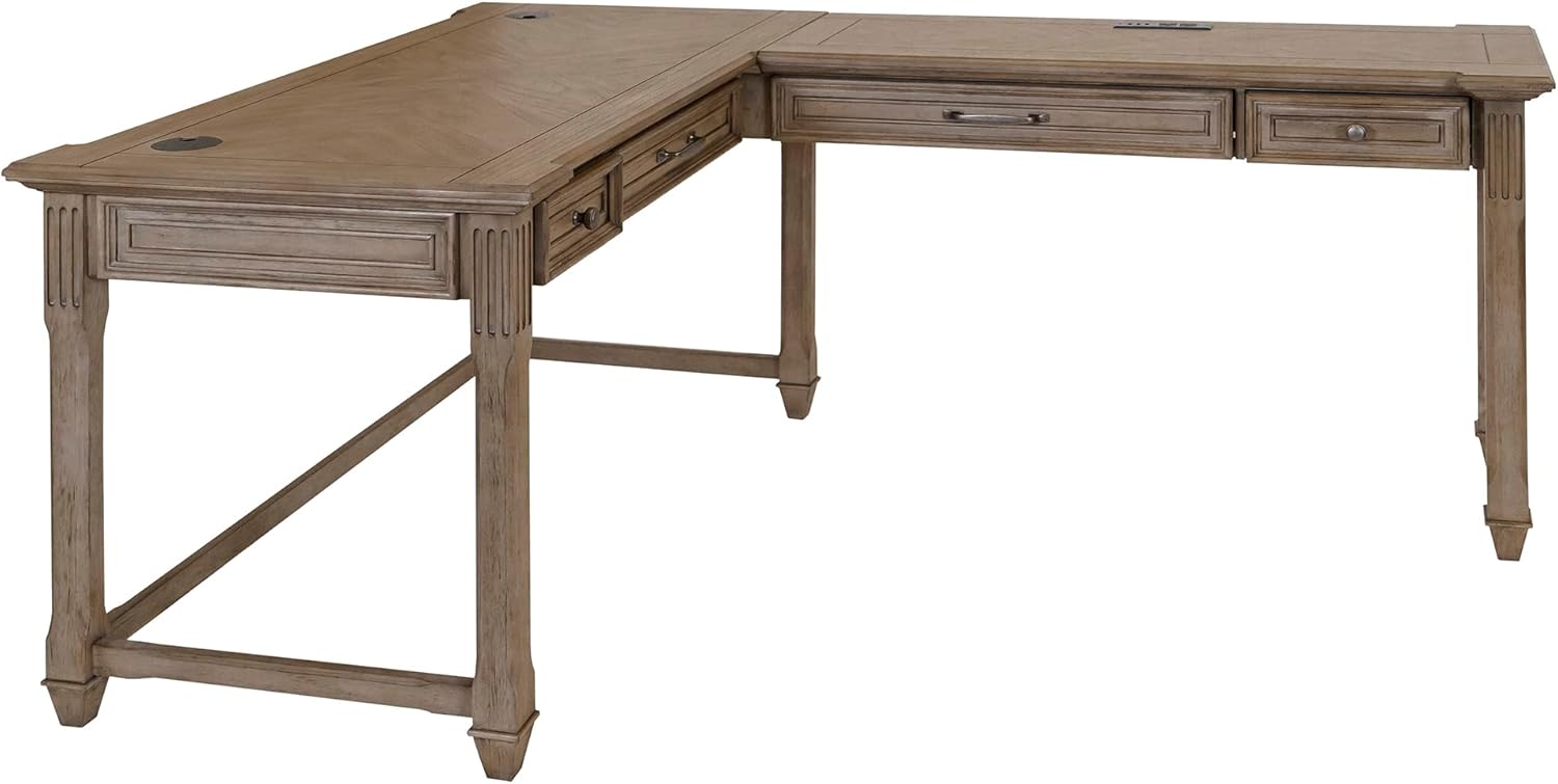 Light Brown Wood Writing Desk D12891