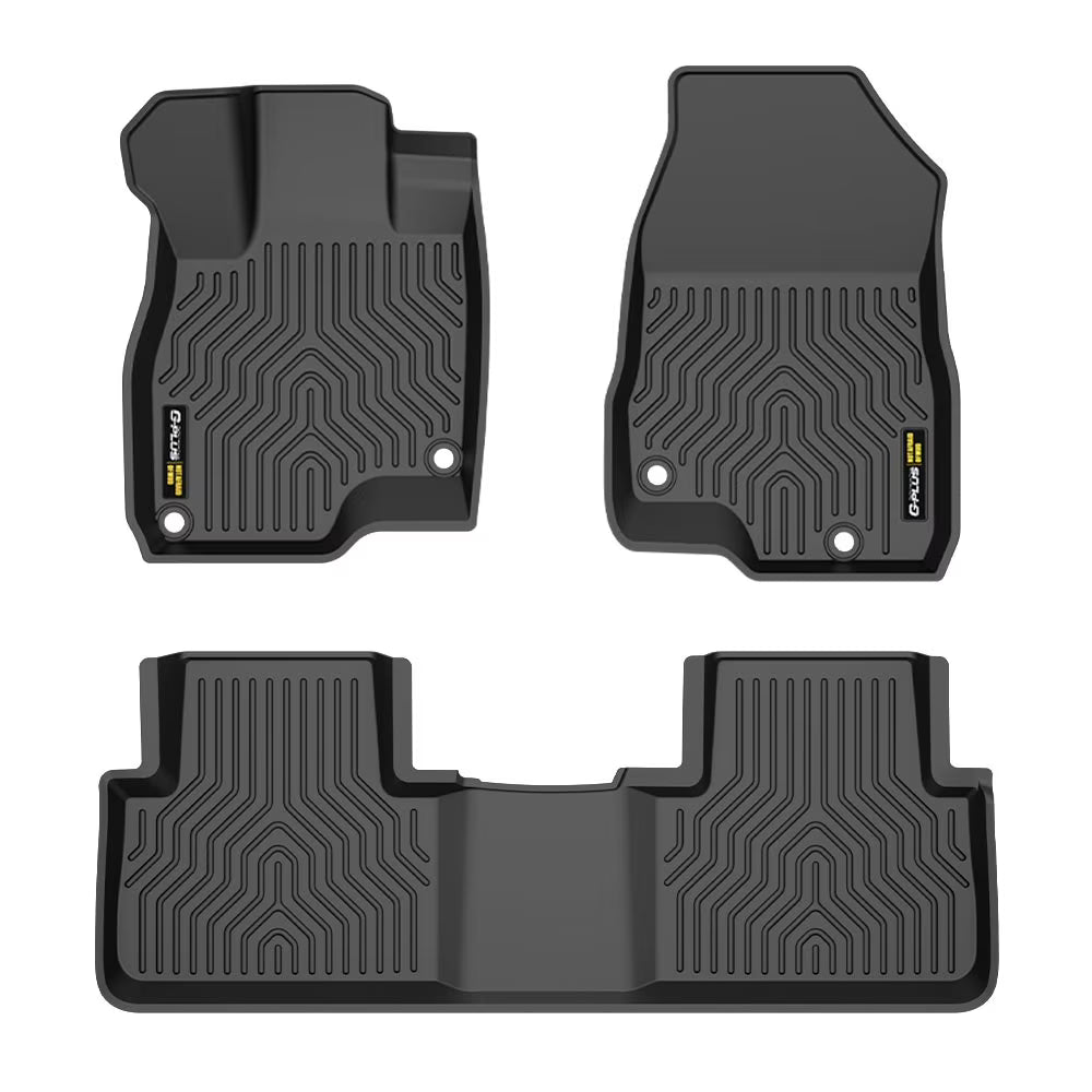 3pcs All Weather Floor Mats Set TPE Liners B427