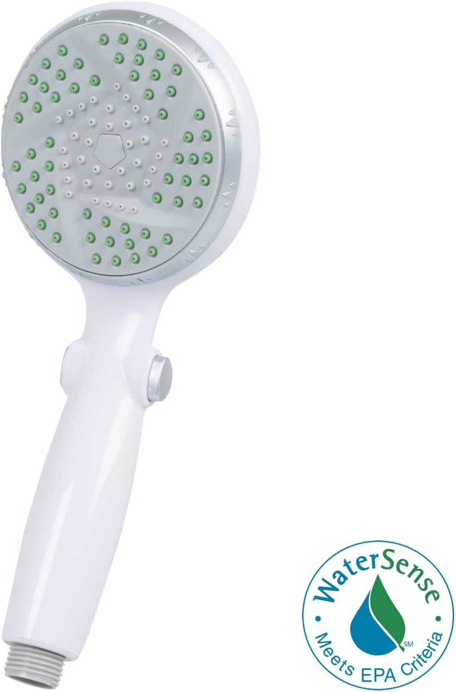 White Handheld Shower Head with 84" Hose J20095