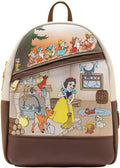 Disney Snow White and Seven Dwarfs Multi Scene Double Strap Shoulder Bag T428