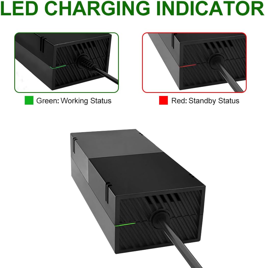 Black Power Supply AC Adapter for Xbox One Console J2981