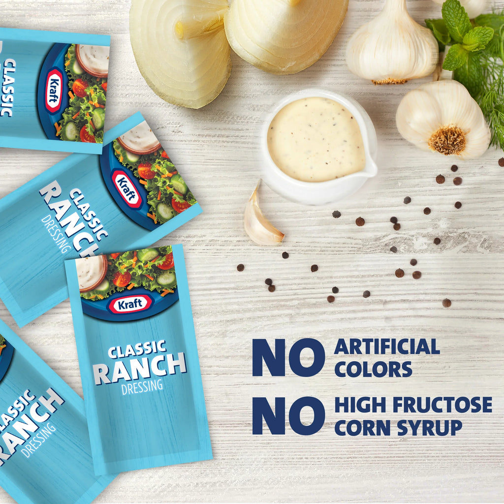 0.44 oz. Ranch Salad Dressing Packets, 200 per case D6077
