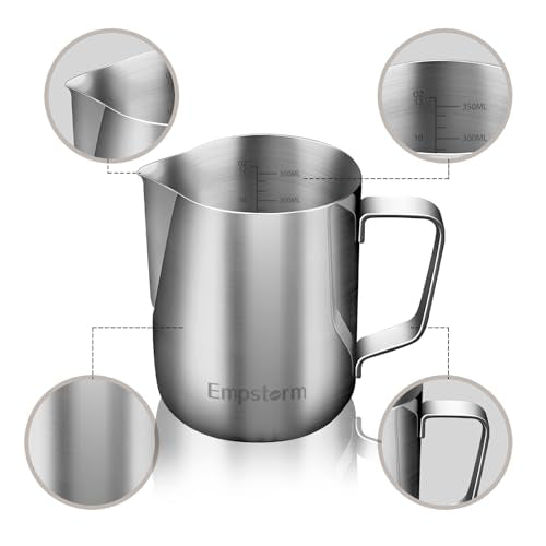 Compact Espresso Coffee Machine with Milk Frother Steam Wand G552973