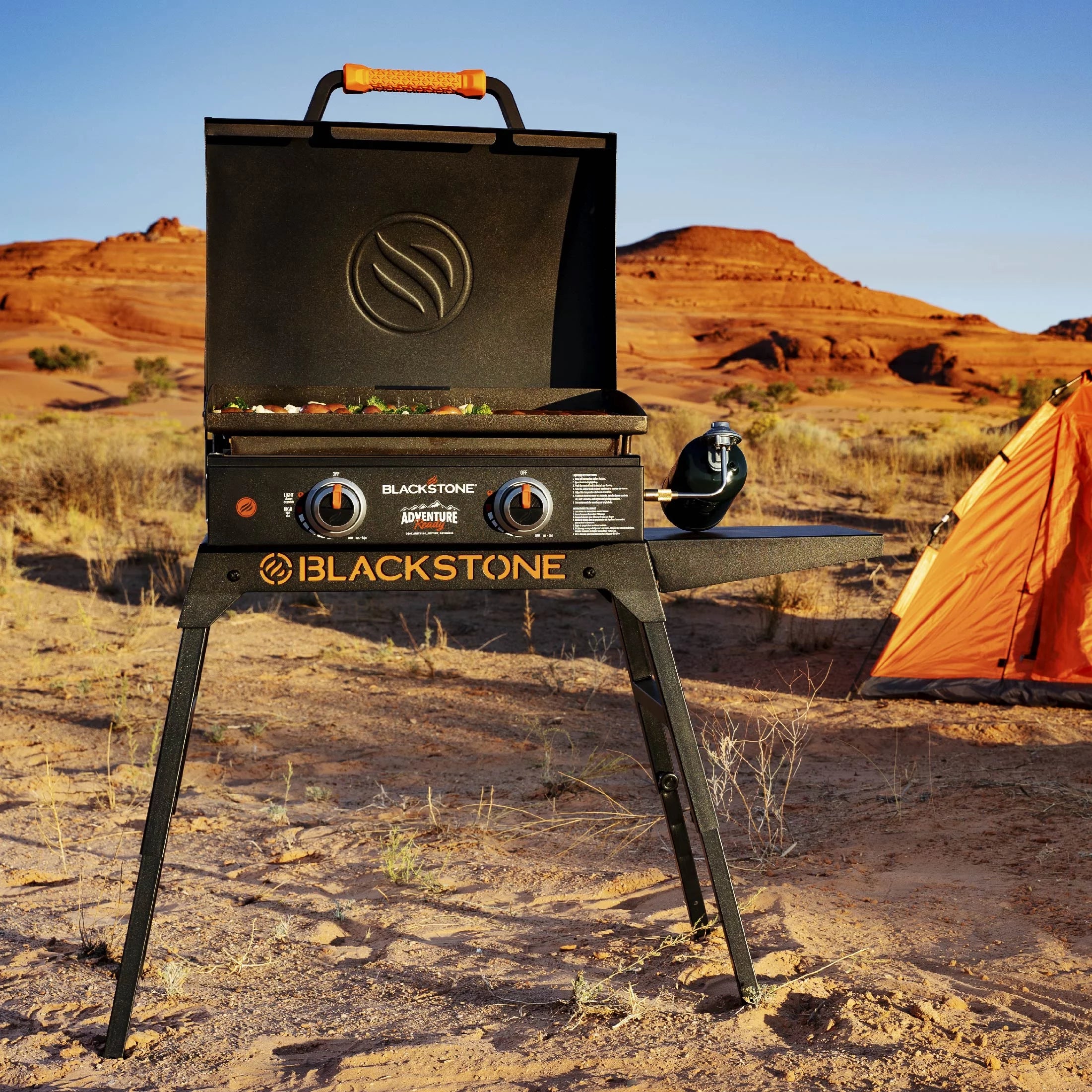 22 Propane Griddle with Stand and Adapter Hose G581