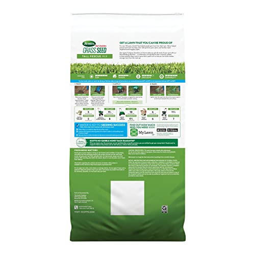 Tall Fescue Grass Seed Mix with Fertilizer and Soil Improver, 5.6 lbs. W8563