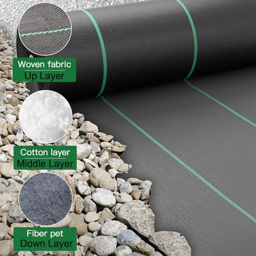 5.8oz 4ft x 100ft Weed Barrier Landscape Fabric S795