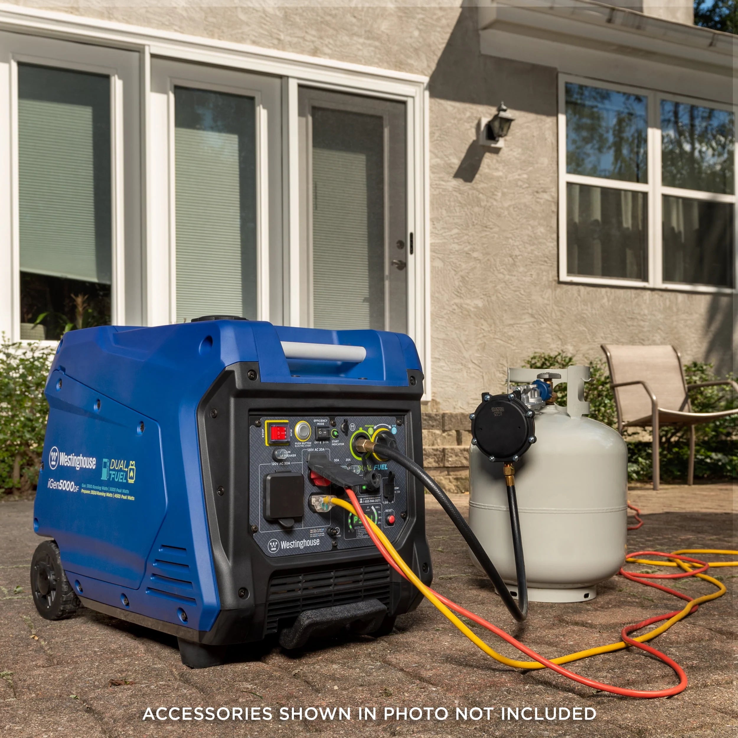 5000 Watt Dual Fuel Portable Inverter Generator B90927