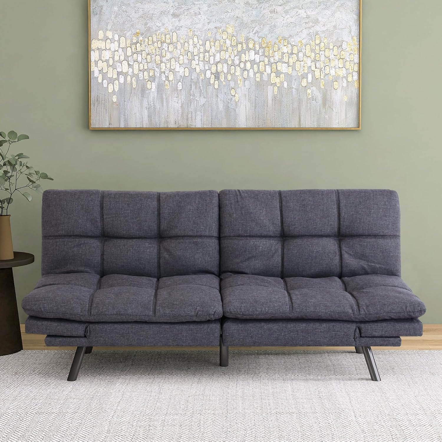 Gray Futon Bed Sofa T985665