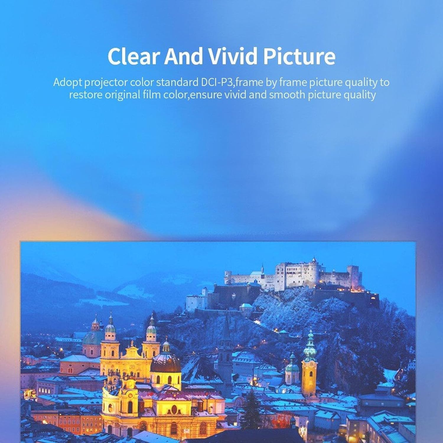 1080P HD Portable LED Mini Projector N409343