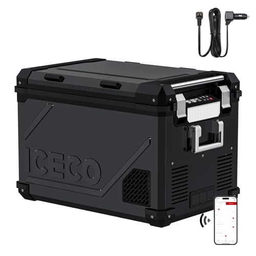 58Qt Dual Zone Portable Refrigerator Freezer with SECOP Compressor J619