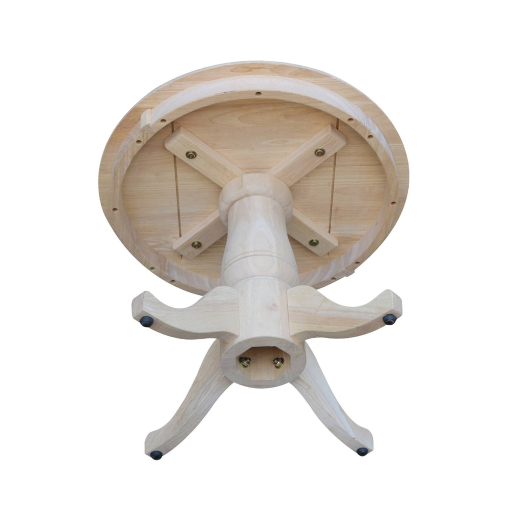 Unfinished Round Pedestal Table P975181