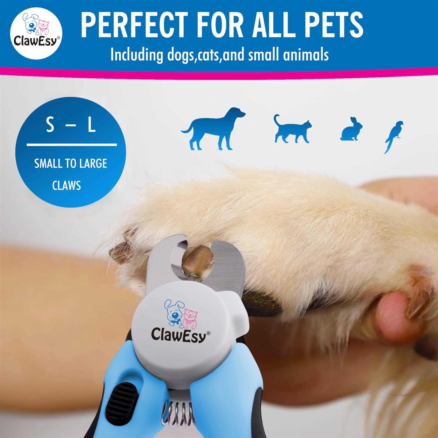 LED Dog Nail Clipper with Safety Guard Y286