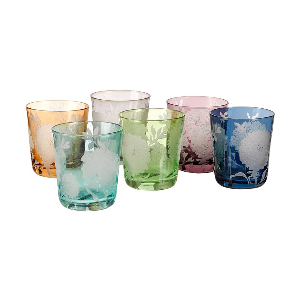 Set of 6 Glass Tumblers D89202