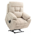 Brown Heavy Duty Electric Recliner Chair with Massage and Heat U4080