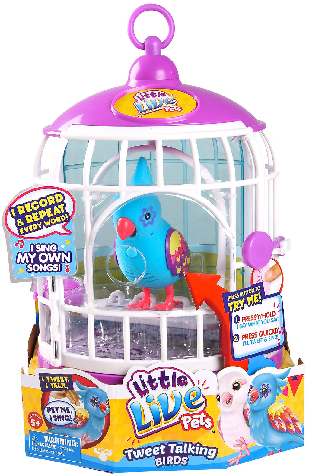 Bird with Cage C7865
