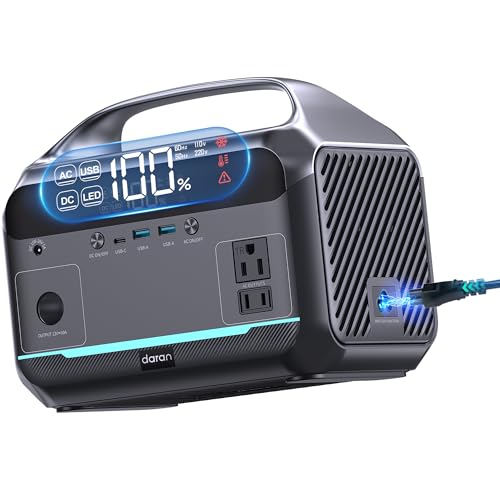 300W 192Wh LiFeP04 Solar Generator with AC & DC Outlets J17947