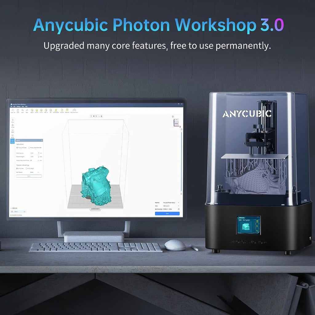 LCD 4K Resin 3D Printer with 5 KG UV Resin P605567