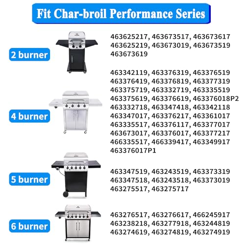 Replacement Parts for Charbroil Grill 5 Burner G478