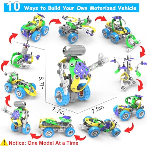 10 in 1 STEM Building Toys for Kids Ages 4-8 U457524