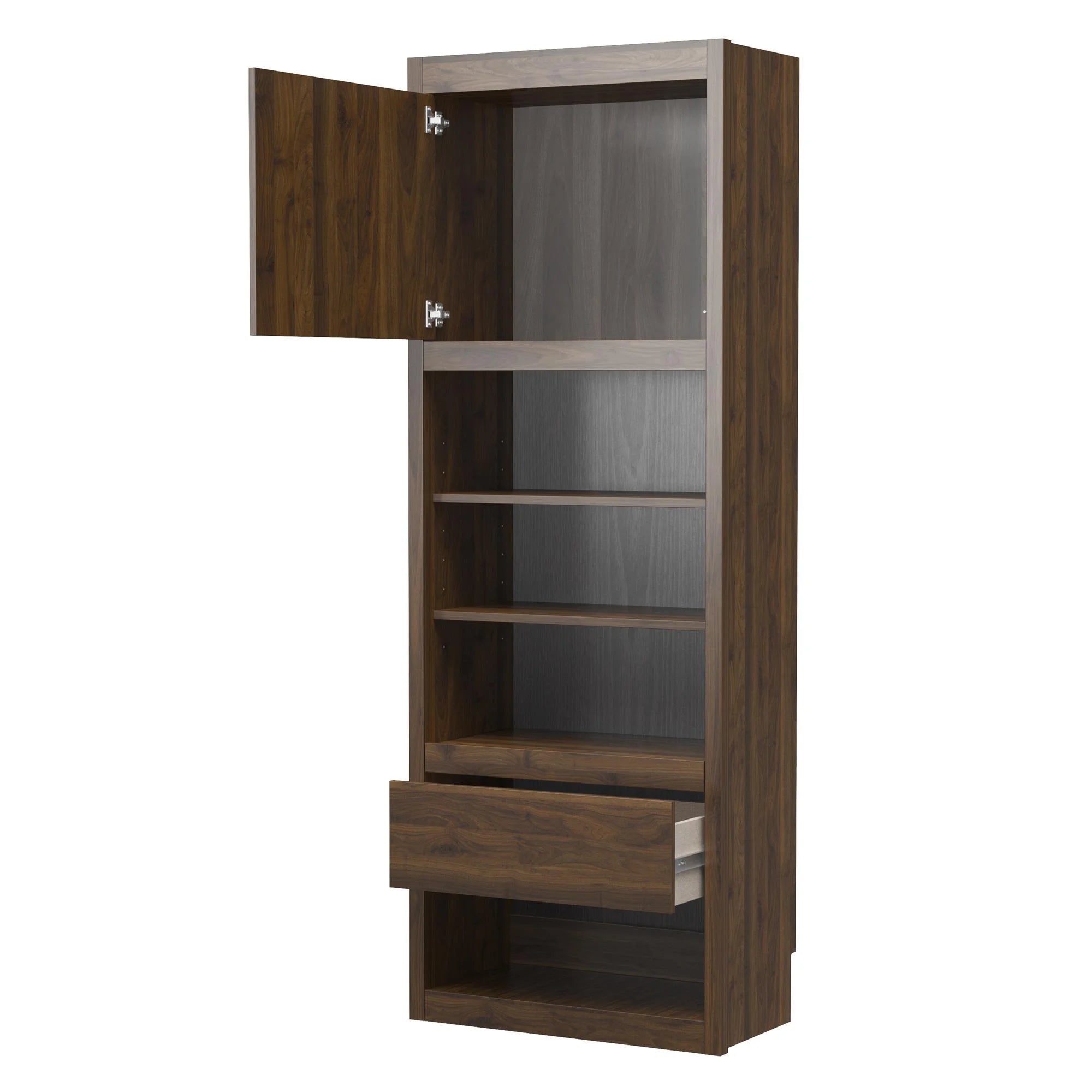 Single Side Cabinet in Walnut K6532
