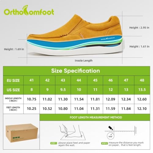 Orthopedic Slip-On Shoes with Arch Support and Anti Slip Sole H3997