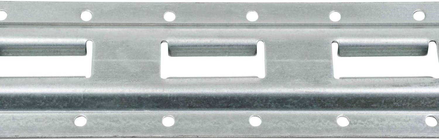 4 Pack 5' Vertical Galvanized Steel Bolt-On Tie-Down Rail Q37928