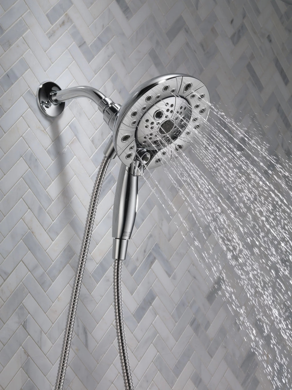 5-Spray Hand Shower and Shower Head Combo in Chrome Y86923