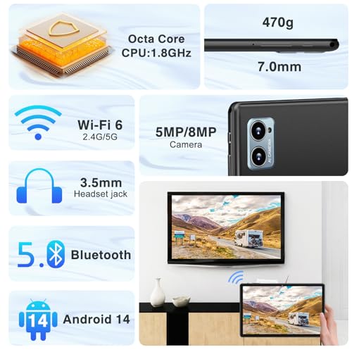 20GB RAM 128GB ROM 1280x800 IPS HD Touchscreen Tablet V2903