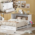 Murphy Bed Queen with Storage & Charging Station S36713